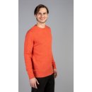 Pullover Rundhals orange XL